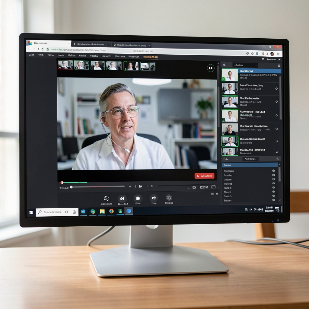 Razni logotipi streaming platformi prikazani na velikom zaslonu pametnog televizora u modernom dnevnom boravku