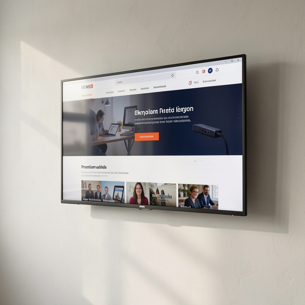 Digitalni novin platni zid s ekranom koji traži pretplatu za čitanje premium sadržaja na modernoj news web stranici